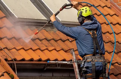 Démoussage et hydrofuge de toiture à Hauteville